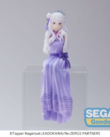 (SEGA) RE:ZERO -STARTING LIFE IN ANOTHER WORLD-: LOST IN MEMORIES PM PERCHING FIGURE EMILIA -DRESSED-UP PARTY-