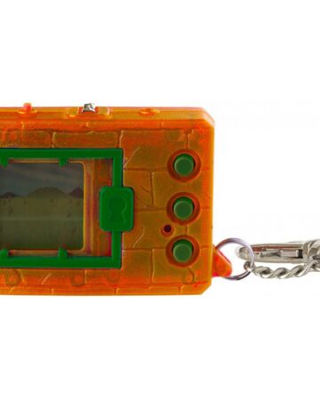 Bandai Original Digimon Digivice Virtual Pet Monster - Translucent Orange