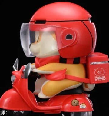 Animal Planet Studio Shiba Inu Series: Delivery Rider Red)