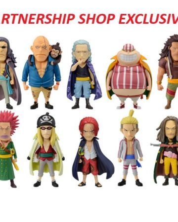 ONE PIECE FILM RED WORLD COLLECTABLE FIGURE PREMIUM RED HAIR PIRATES (BOX OF 10)