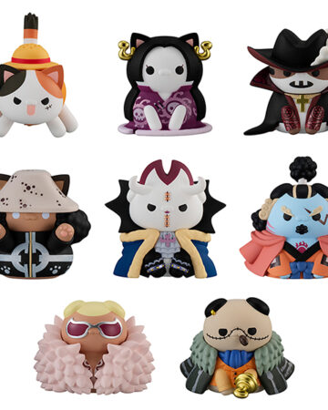 (MH) MEGA CAT PROJECT ONE PIECE NYAN PIECE NYAN！VER. LUFFY ＆ THE SEVEN WARLORDS OF THE SEA (PER BOX ORDER)
